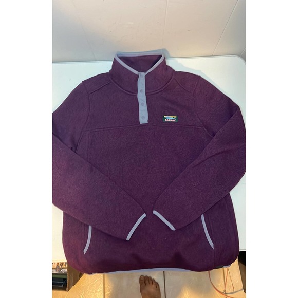 LLbean pullover snap t women Large - Picture 4 of 4